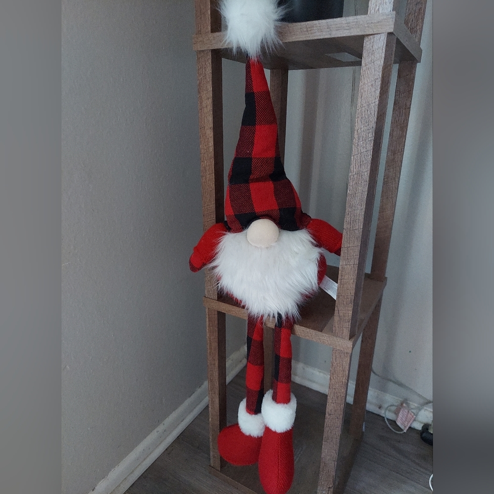 Christmas Buffalo Plaid Gnome